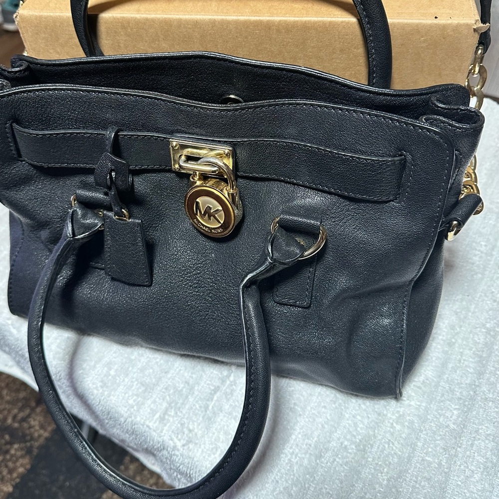 Vintage Leather Micheal Kors Handbag